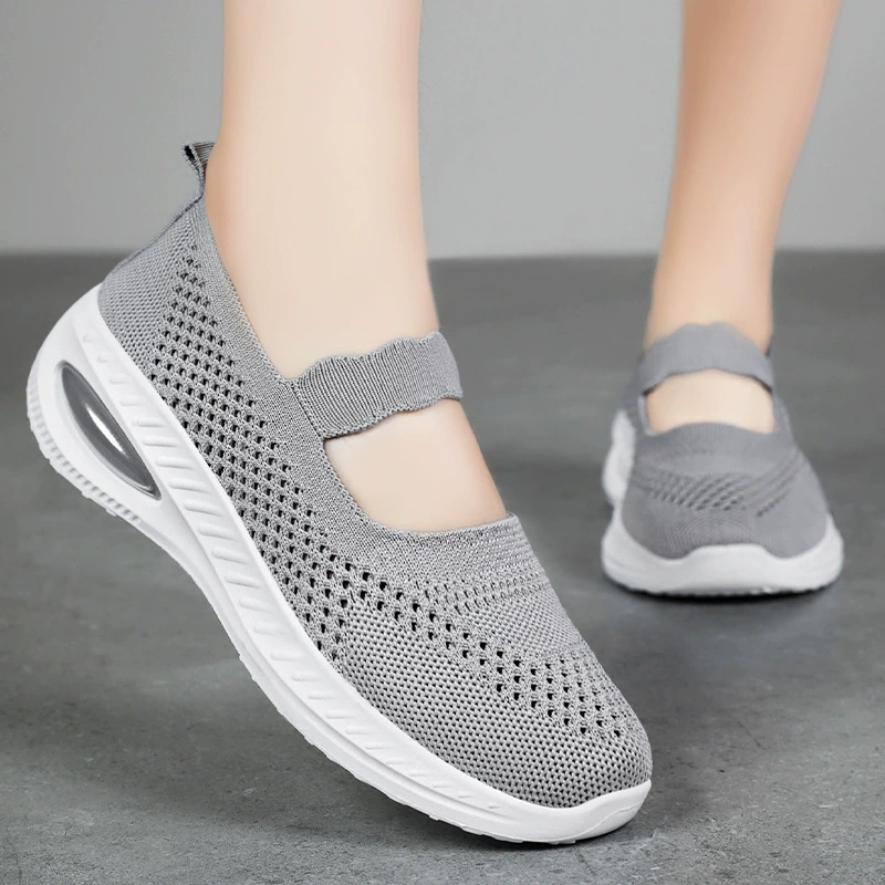 Универсальная обувь, летняя удобная дышащая обувь на Slip-ons, обувь для мамы