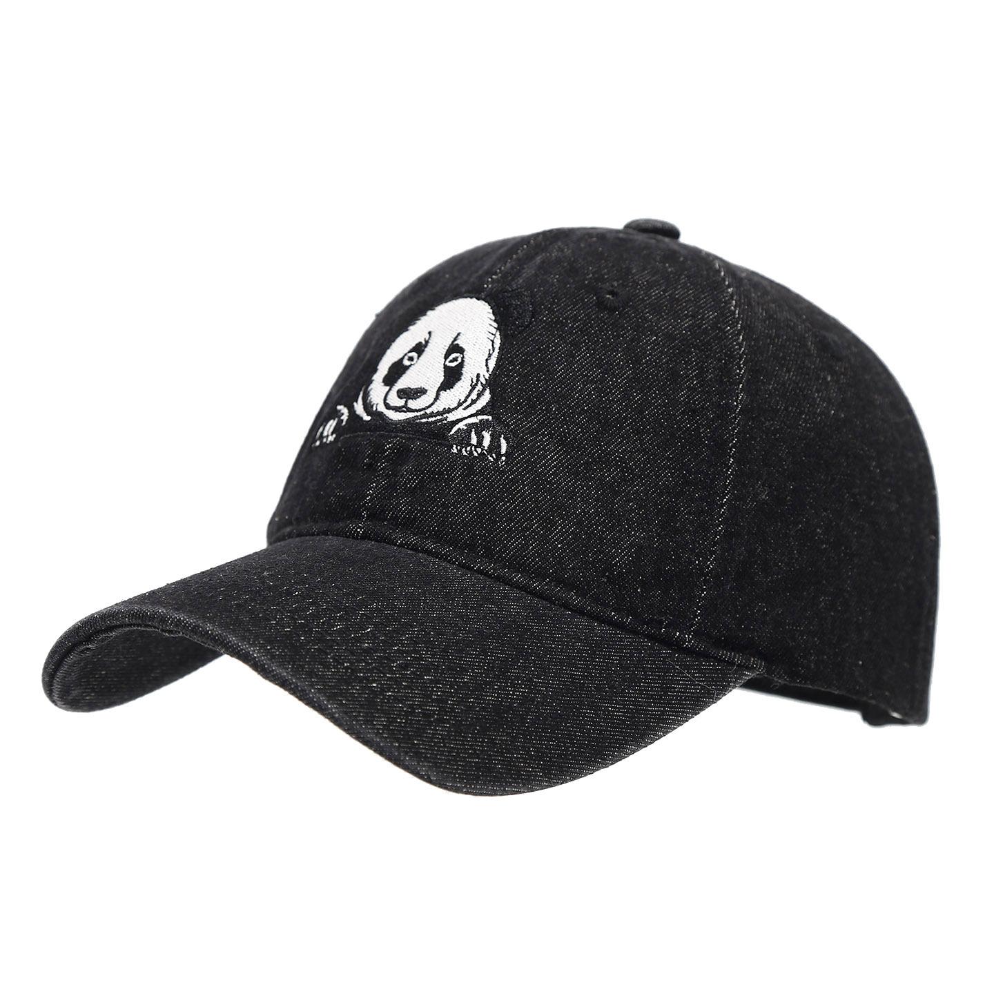 Art japonés panda gigante bordado vaquero sombrero de lengua de pato mujer moda coreana casualidad sombrero de béisbol suave sombrero de hombre sombrero deportivo