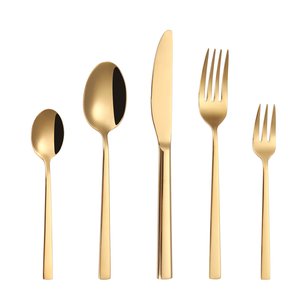 골든 4 피스 세트 + 티 포크