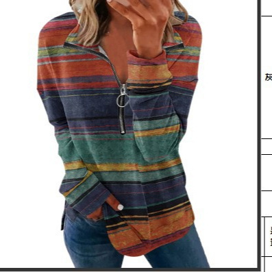 POLO Shirt Hooded Sweatshirt Women's  Autumn/Winter New Style Quality Commute Comfort Casual Long Sleeve Half Zip Top