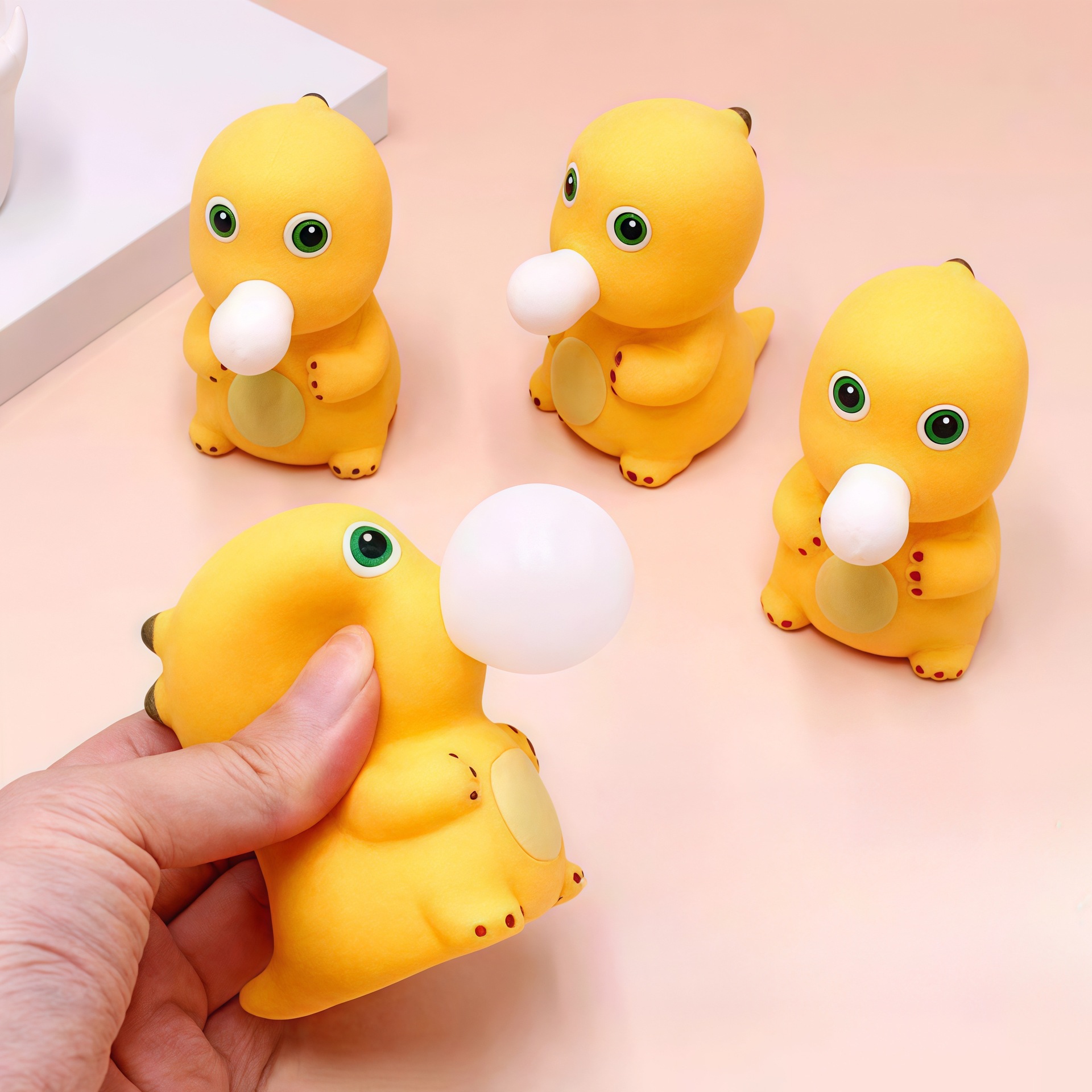 Pequeño dragón de leche espumoso descomprimido, pellizco, pellizco, juguetes para niños, tiendas de juguetes, lindos dragones de leche espumosos