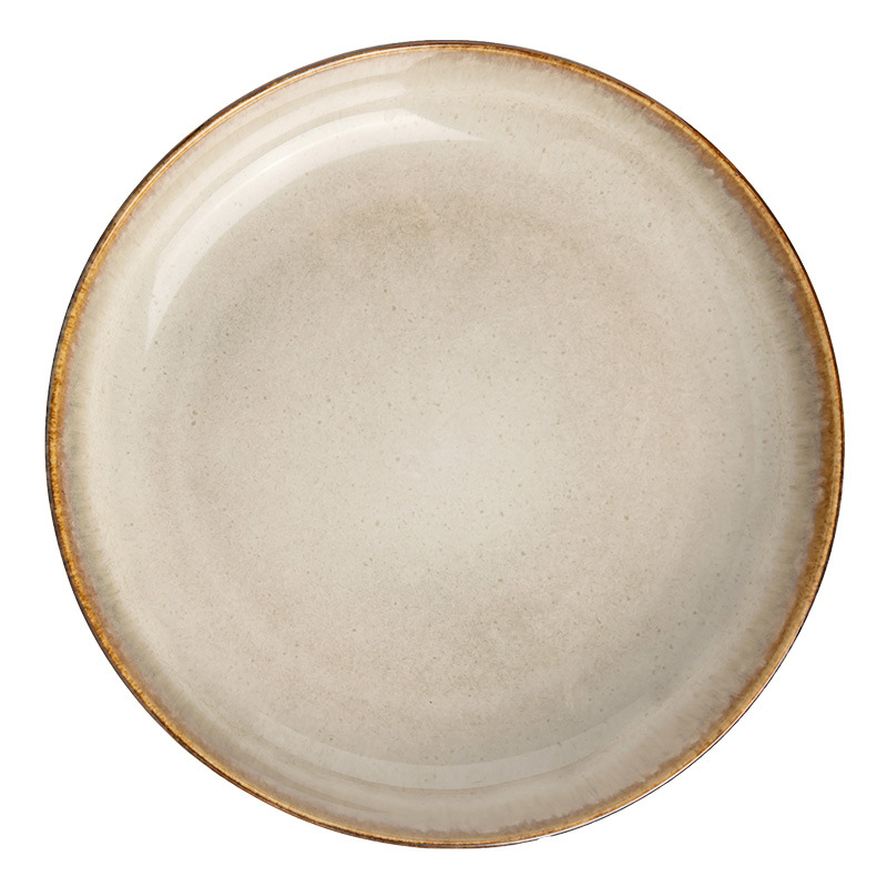 horno retro japonés para el hogar de platos de cerámica de alta calidad, platos de ensalada, platos de filete, platos de frutas, platos de pasta