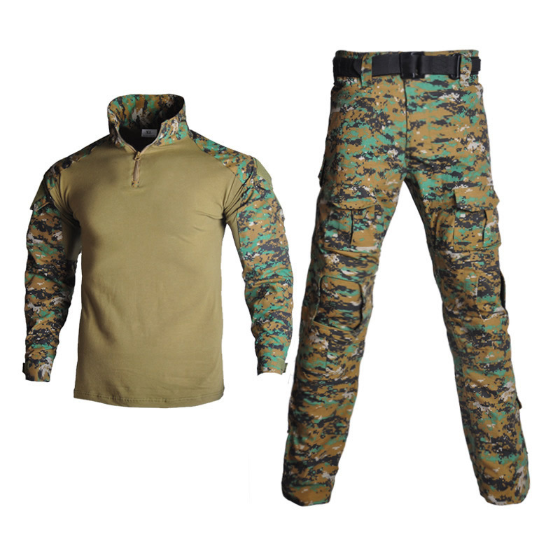 Trajes de rana transfronterizos G2 trajes de camuflaje de manga larga trajes de rana tácticos hombres trajes de entrenamiento militar al aire libre instructor CS trajes de expansión
