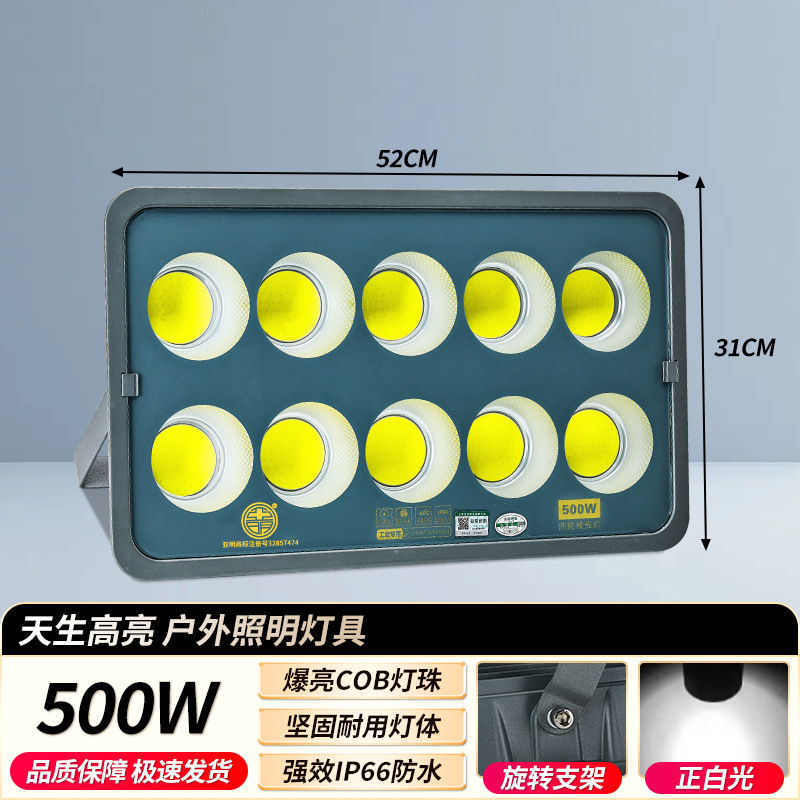 lámpara de proyección de alta potencia de alto voltaje 85 ~ 285V campo de baloncesto cuadrado lámpara de iluminación 600W alto poste de proyección