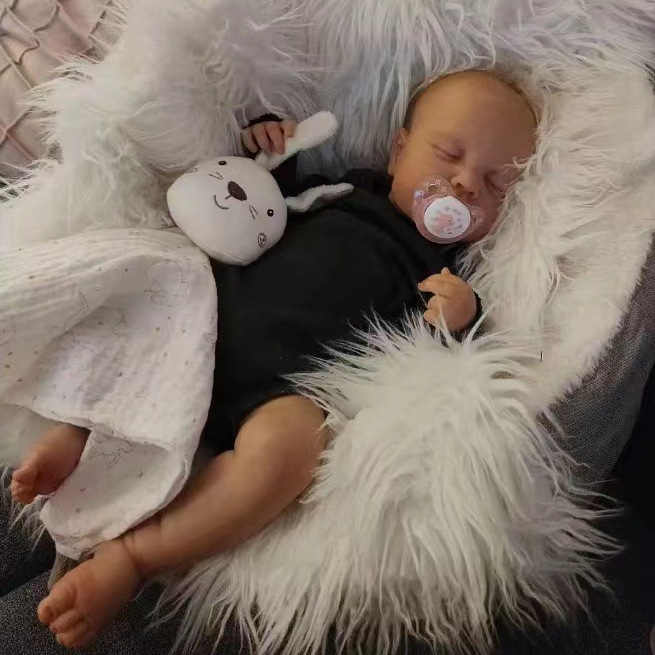 18 inch simulation baby rebirth doll Reborn doll children loulou toy Куклы