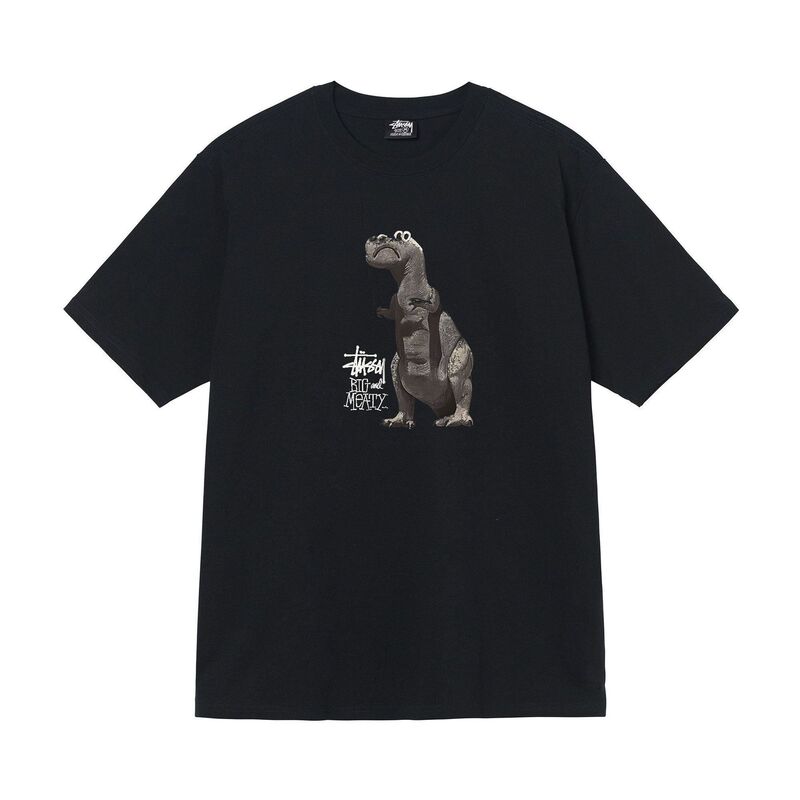 Stussy アメリカのトレンドブランド 男女兼用 ハイウェイトピュアコットン 半袖 夏 メンズ ルーズTシャツ 3つのラベル|undefined