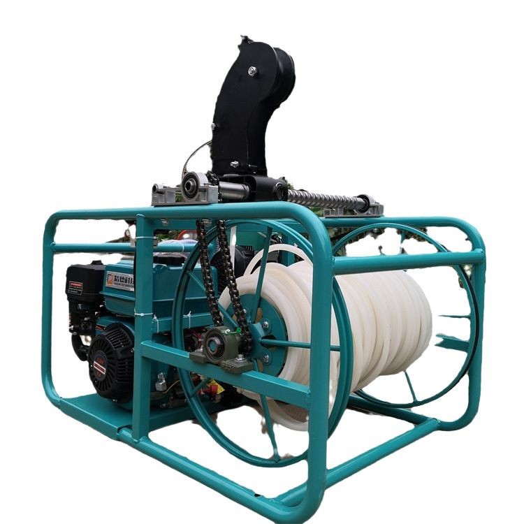 Jingdella tubular gasolina, control remoto automático, rociador de alta presión, rociador de insecticidas de bobina eléctrica de huerto de tierras de cultivo