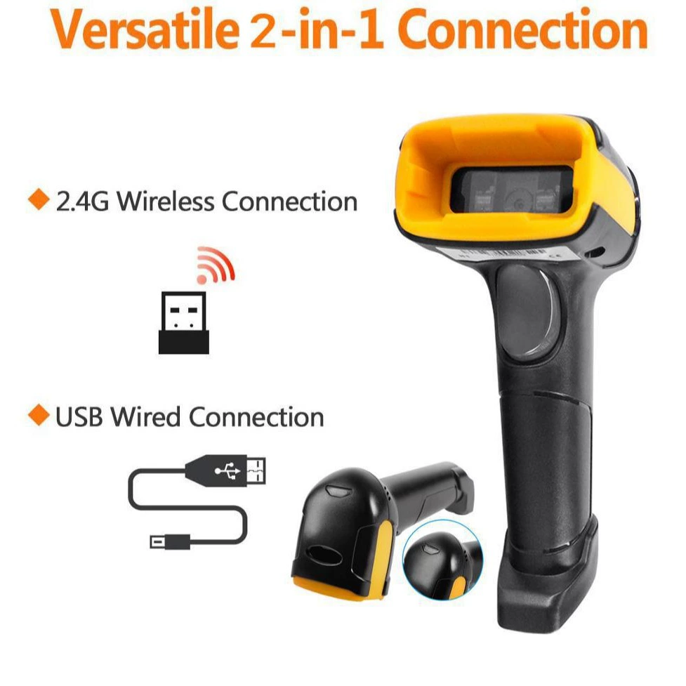 NT1680SW QR code scanner gun express single QR code 2.4G 2D wireless code scanner Russia