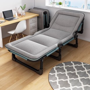 Folding Bed Office Single Home Nap Folding Recliner Multifunctional Military Bed Adult Nap Artifact