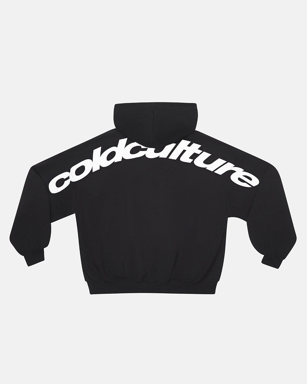Cold Culture 26FW Hoodie Arch Logo Black