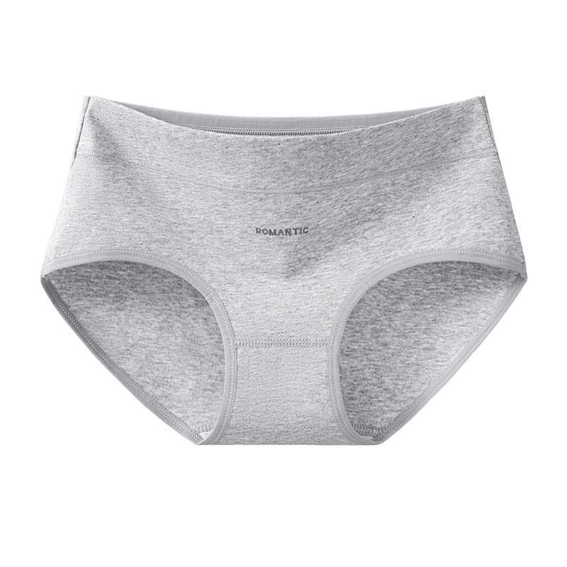Deportes nuevo estilo algodón anti-pellizco cadera 10A entrepierna antibacteriana entrepierna de algodón transpirable cintura media pantalones deportivos simples para mujer