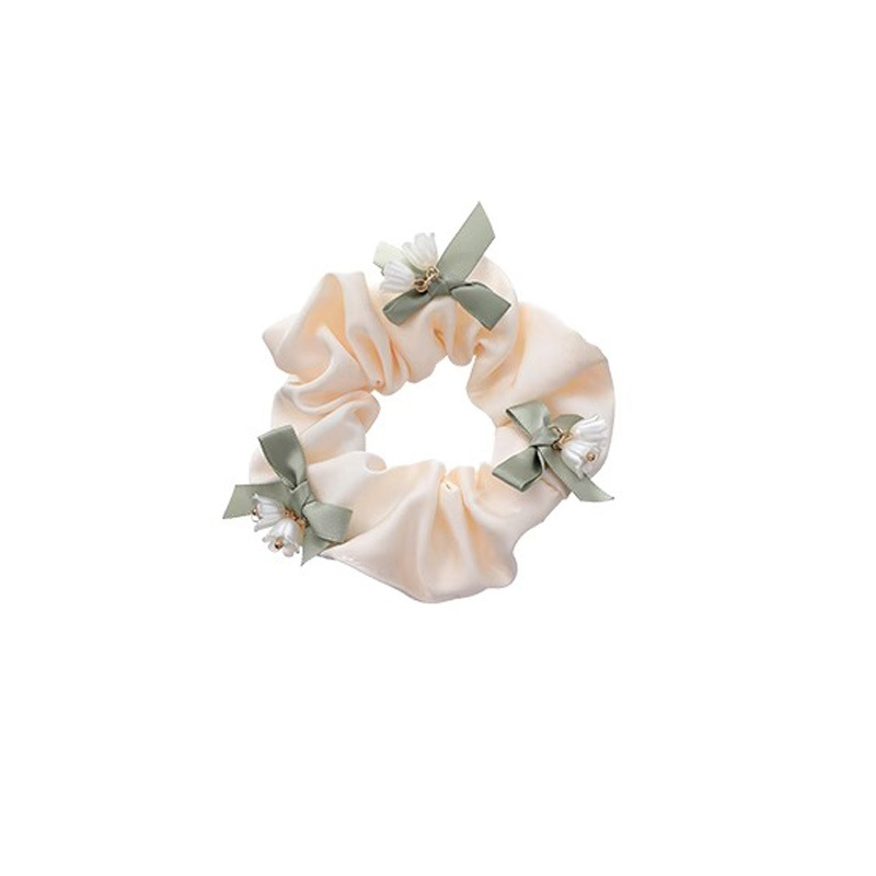 Anillo de cabello de alta calidad ligero de lujo orquídea campana cuerda de cabeza baja cola de caballo artefacto de cabello de alta elasticidad correa de goma duradera