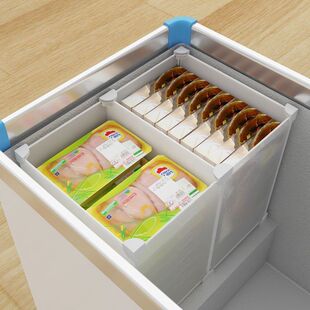 Small Freezer Partition Partition Plastic Steps Special Partition Partition Interior Classification Storage Rack