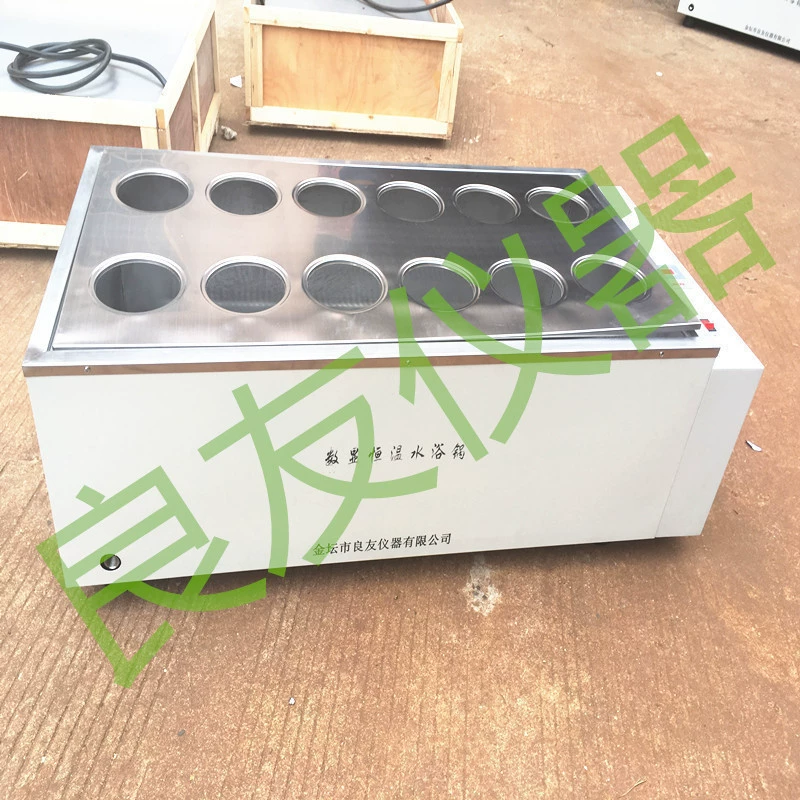 Поставка Jintan Liangyou HH-12, цифровой дисплей, водяная баня с постоянной температурой, коробка для водяной бани с 12 отверстиями, водяная баня большой емкости