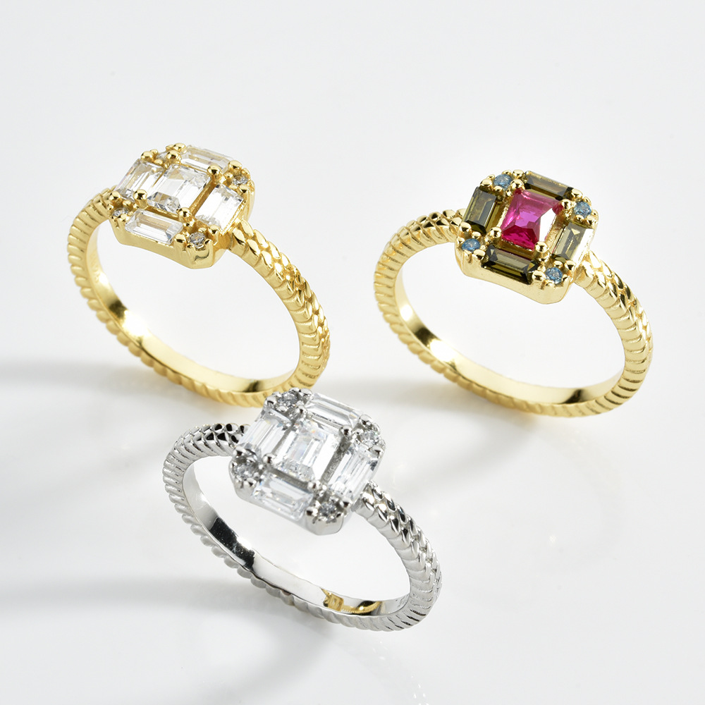 Holiday, Daily Occasion 925 Sterling Silver Geometric Rings