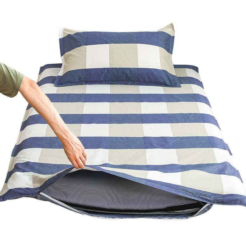 Cubierta de colchón de dormitorio de estudiantes 100% algodón, funda de colchón, funda de edredón individual, funda de edredón 90x200, funda de edredón 190