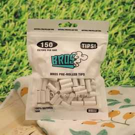 跨境滤嘴 批发混色一次性烟嘴手工卷纸 厂家现货直供 牛皮纸烟嘴