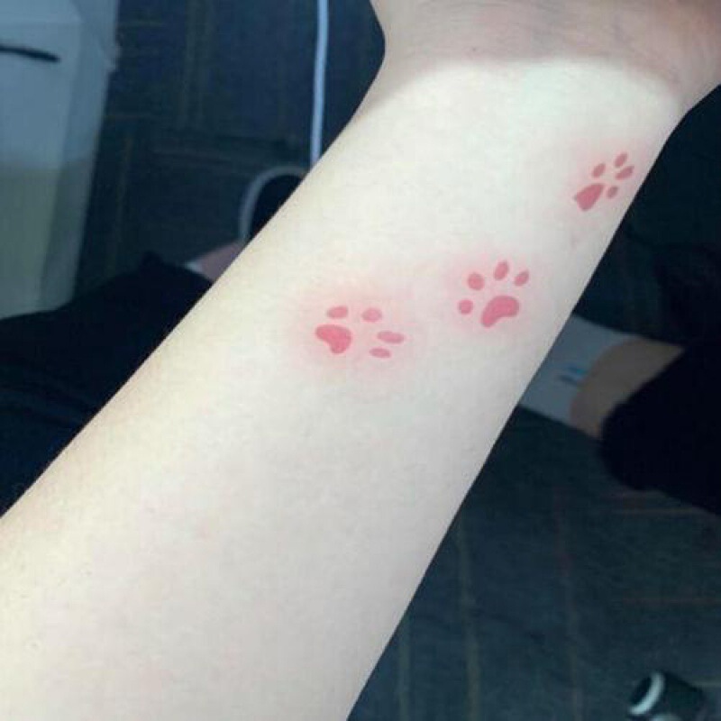 Cat Claw Spoof Cute Funny Cat Claw Tattoo Sticker Arm Men and Women Waterproof Realistic Personalized Ins