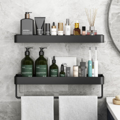 Bathroom shelf without drilling toilet bathroom towel storage rack bathroom washstand wall-mounted