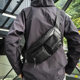 Cross-border Functional Riding Chest Bag Men's Fashion Brand 2025 New Style Simple Satchel Tactical Commuter Backpack Sports Waist Bag