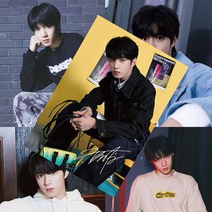 Liu Yaowen Poster High-Definition Coated Paper 1 Set of 8 Stars Surrounding Signature Photo Dormitory Wall Stickers Decorative Paintings