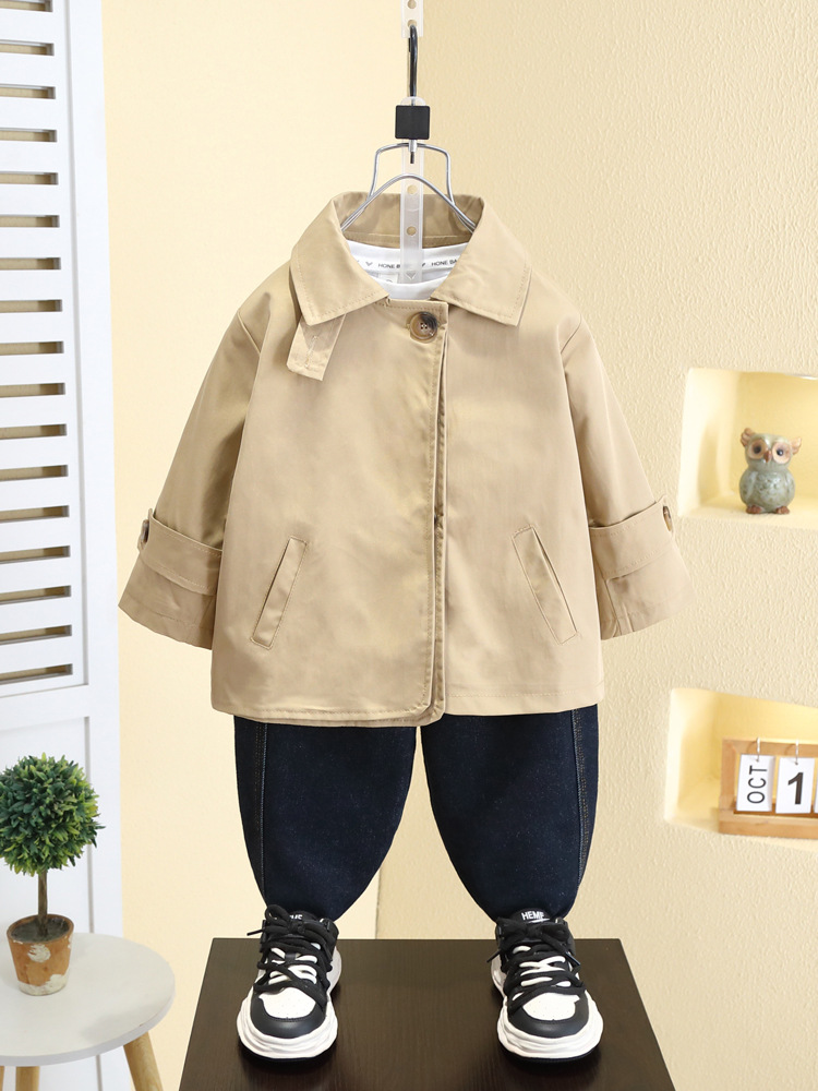 Chaqueta Estilosa para Niños 7100, Cortavientos de Primavera y Otoño para Niños, Nueva Moda 2026, Prenda Superior Versátil para Bebés