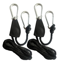 1/4升降滑轮挂绳灯具灯罩帐篷悬挂吊绳挂钩 ROPE RATCHET HANGER