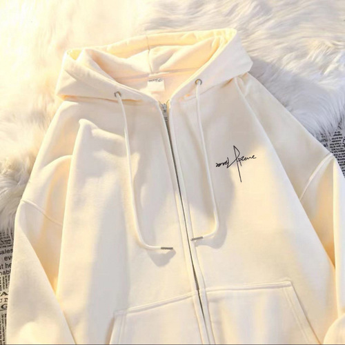 Lazy-style Hooded Sweatshirt Outerwear New Winter Loose Matchable Design Knit Top Trend Brand