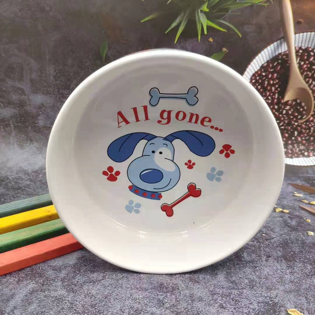 白色宠物碗 (4)