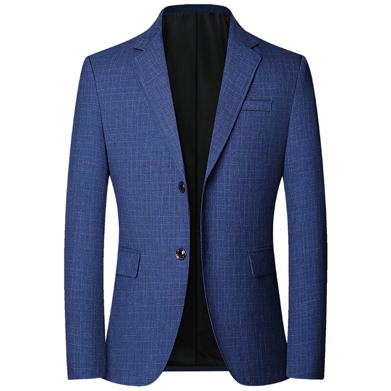 Spring and Autumn new suit men's middle-aged business casual men's one-piece suit non-ironing dad coat one-piece delivery
