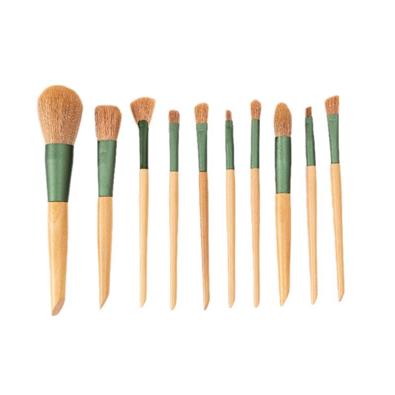Soft brush, face blush, 10 pieces, full set