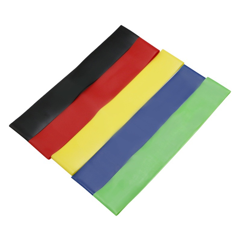 Spot wholesale yoga TPE elastic belt fitness resistance belt yoga belt strength training Resistance ring elastic rope