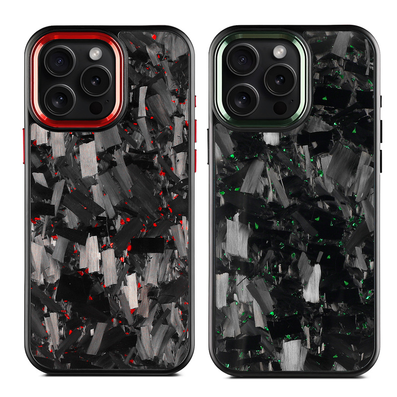 Metal frame forged large grain mobile phone case for iPhone16promax 13 Apple 15 13 12 11Pro