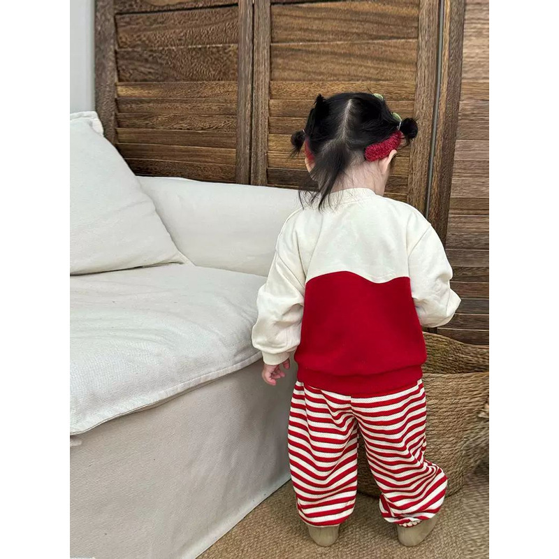 女童套装秋季超萌小孩衣服宝宝秋装可爱卫衣百搭休闲裤洋气两件套|undefined