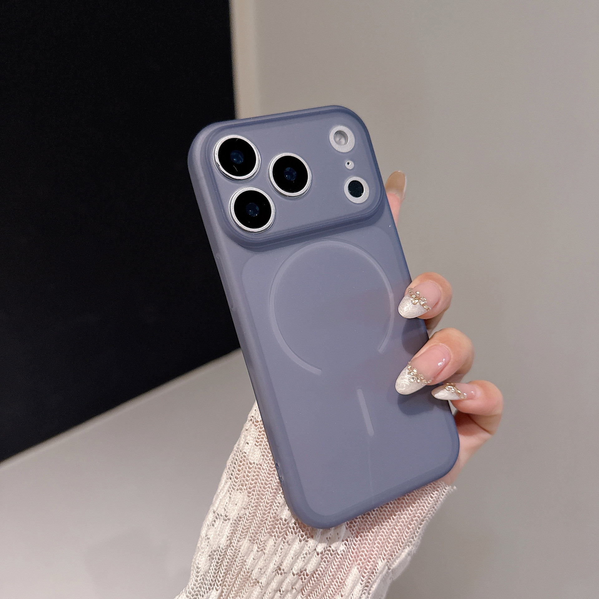Cambio de segundo esmerilado simple 17 para Apple 17PRO caso de teléfono iPhone 15 caso suave anti-caída TPU 16