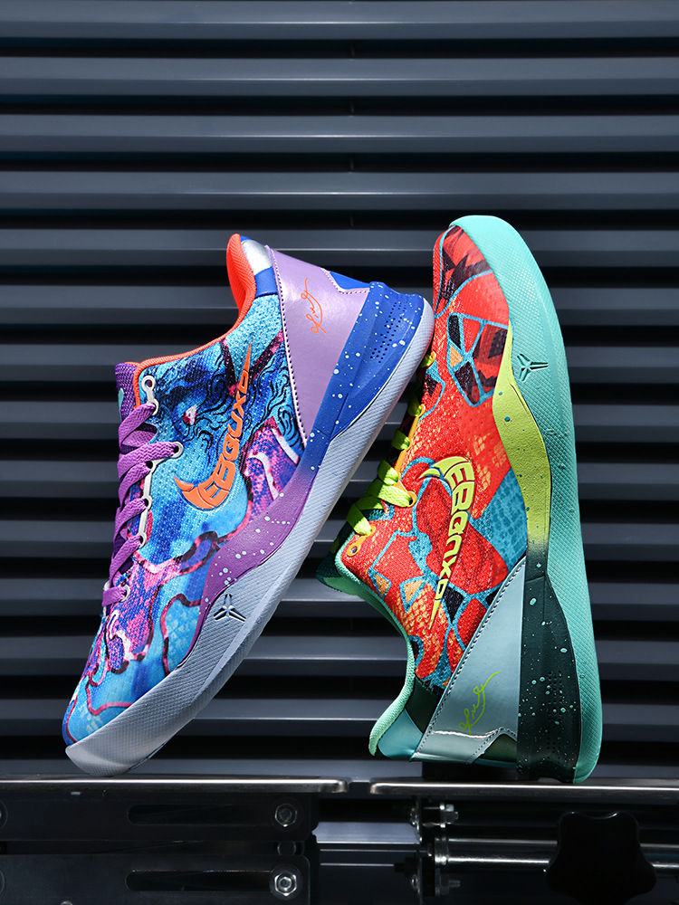 Kobe 8 mandarin duck basketball shoes four seasons small…