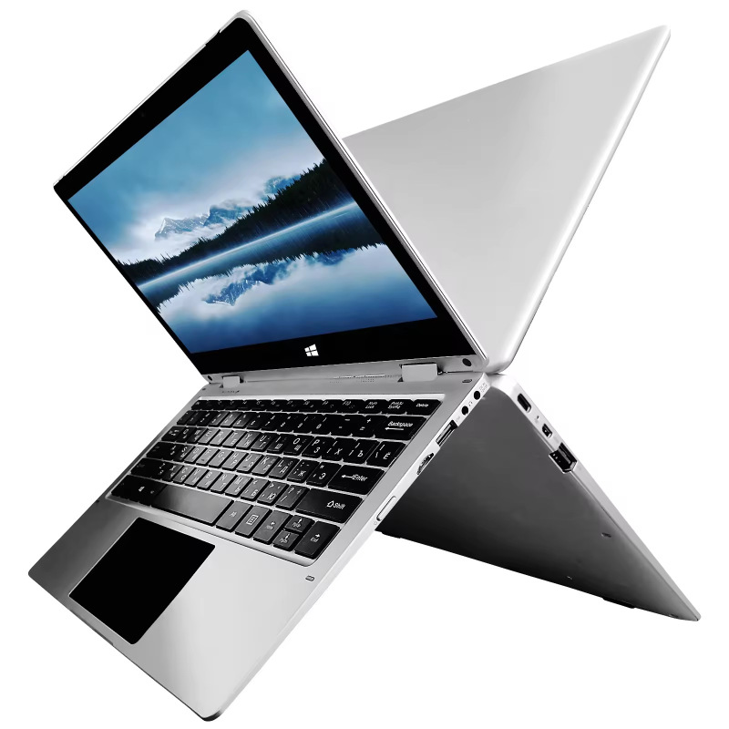 11.6inch Yogalaptop Quad-Core Notebook Computer Netbook 360-Degree Flip Yoga Thin and Light Notebook Pc