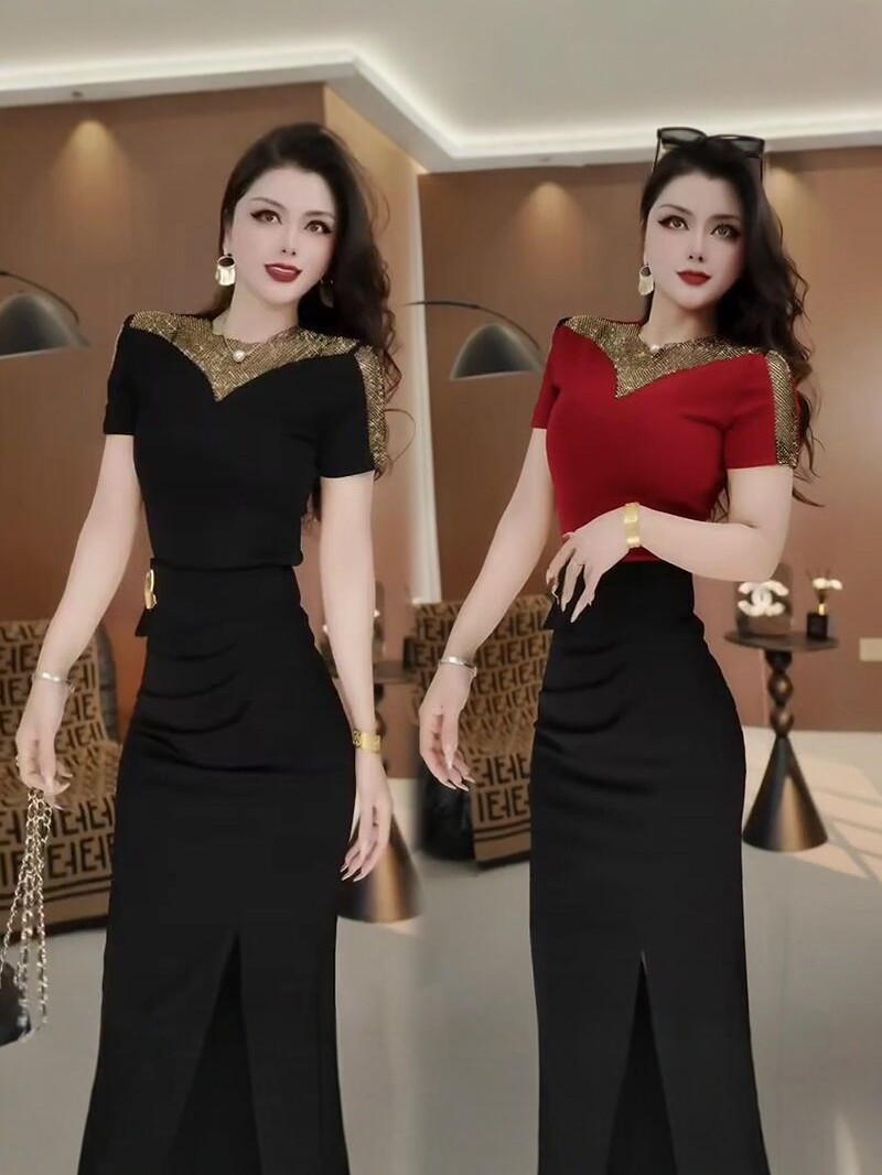 Summer sexy fashionable base body-friendly T-shirt