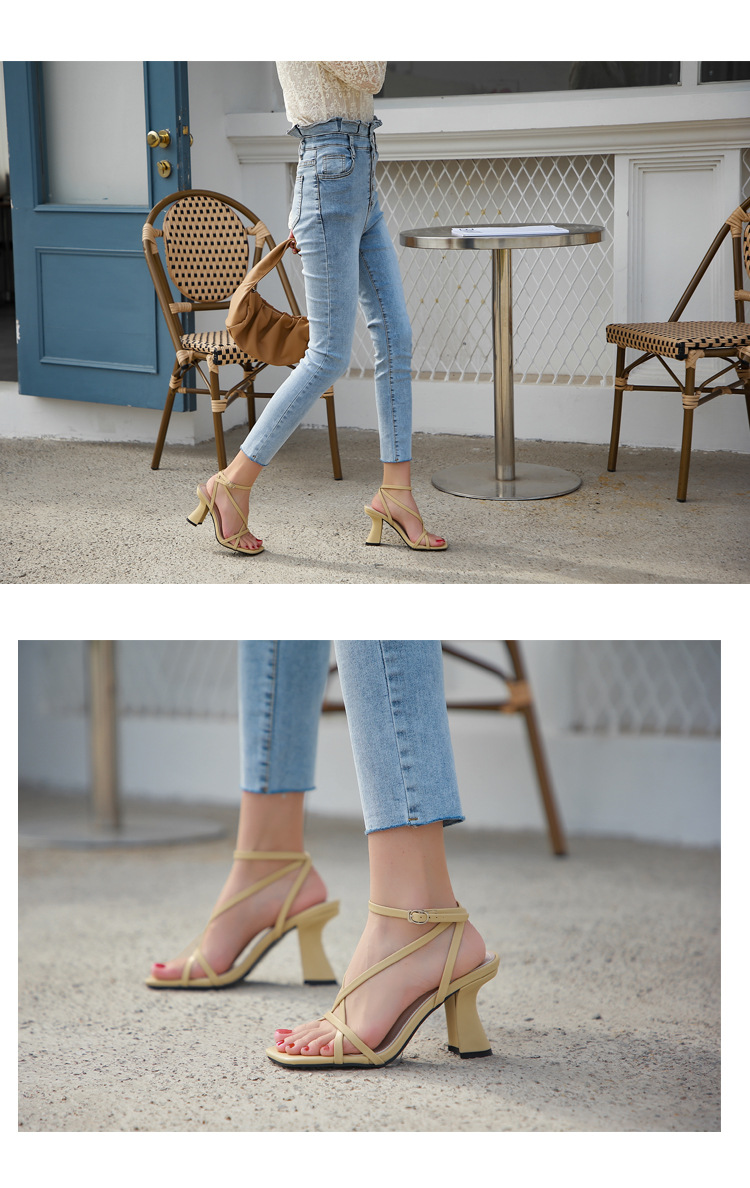 fashion high thick-heeled shoes NSCA38285