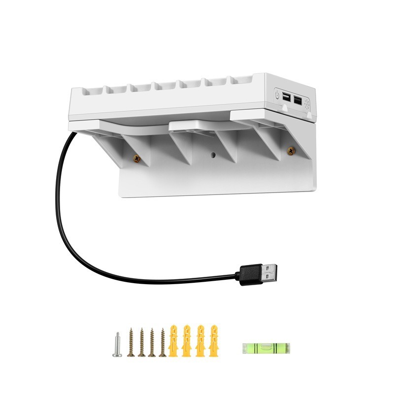 Consola de juegos transfronteriza PS5 soporte de pared soporte de almacenamiento de host soporte de mango PS5 soporte de iluminación de pared