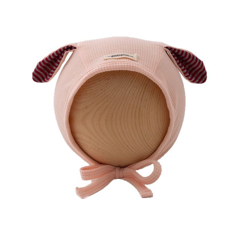 Sombrero de bebé recién nacido, primavera y otoño, algodón, sombrero de bebé masculino, pequeño mes de edad, niñas lindas, gorras de protección de orejas de la puerta de la chimenea