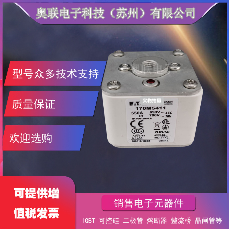 170M5498 170M5499 170M5500 170M5644美国EATON Bussmann熔断器