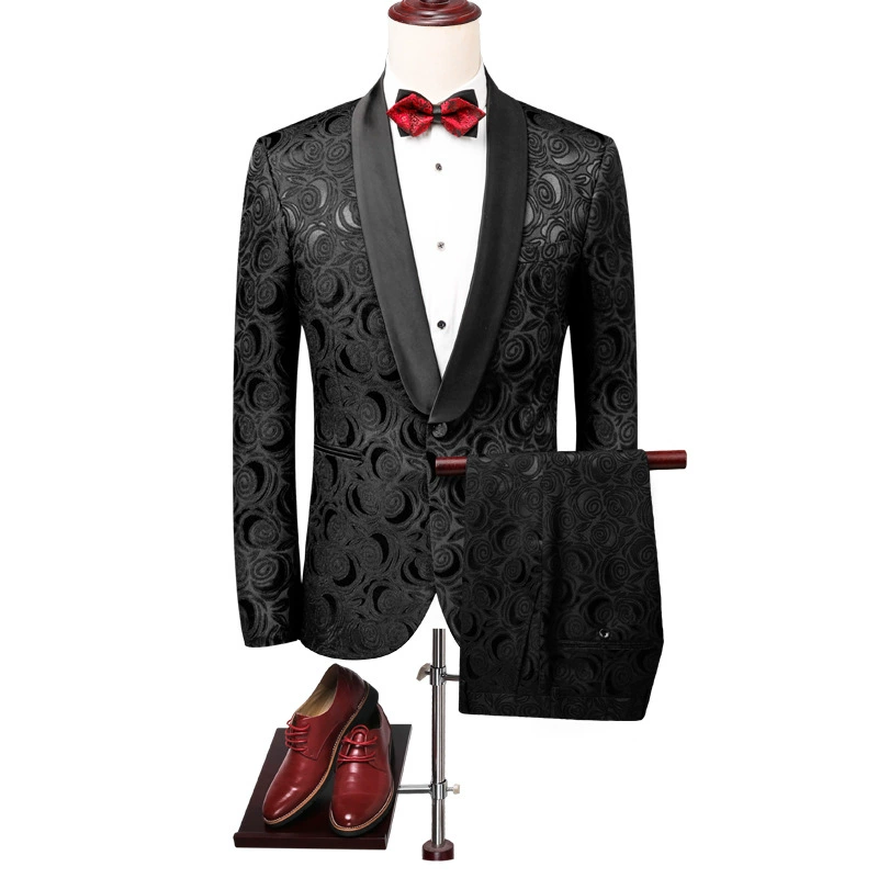 Men's white dress, set