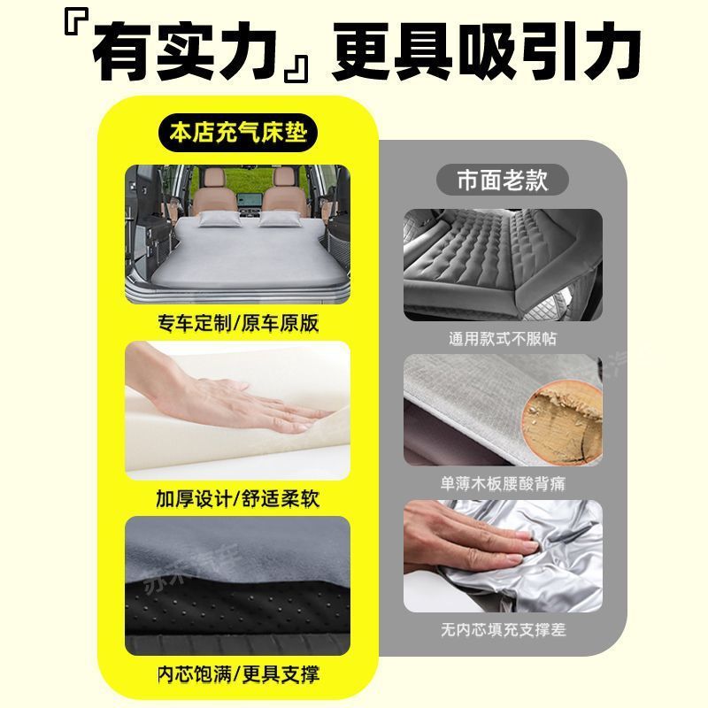 适用于小鹏P7+后备箱充气床垫气垫床充气床后排睡垫车载床后座睡|undefined