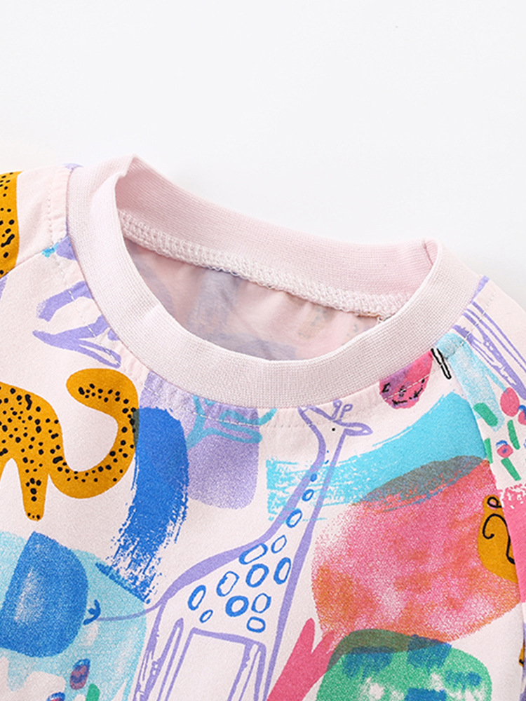 Malwee niñas vestido de princesa de otoño nuevo estilo europeo y americano para niños pequeños ociosos niñas de cuello redondo falda de manga larga