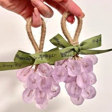 水晶葡萄串diy手工香皂材料包香薰挂件送女生闺蜜礼物小红书同款