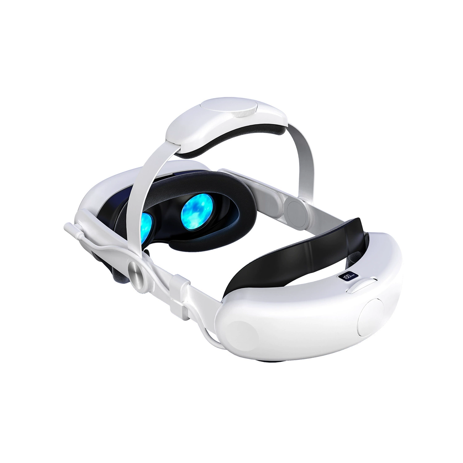Новое зарядное устройство для Meta Quest3s с головкой наушника, сжатие одним кликом, аккумулятор 8000 мАч, аксессуары для VR