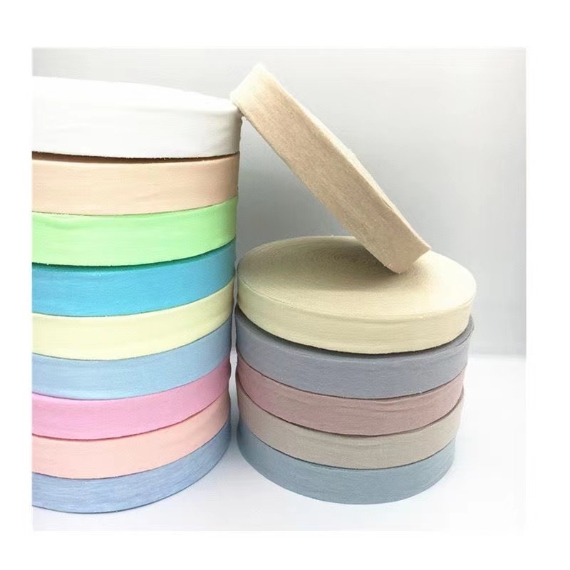 现货3.4CM纯棉斜切包边条针织全棉包边布 斜切滚边条汗布布条批发