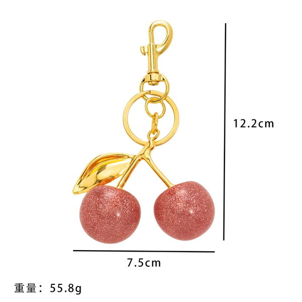Fuchsia keychain