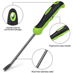 跨境除草器蒲公英拔草器工具鬆土起根器收到除草園藝不鏽鋼工具